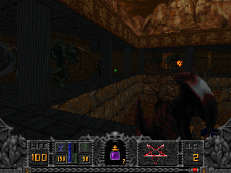 Unholy Death (unholydeath.wad)
MAP41 - Ephemeral Temple

Playing with my custom class Deathknight (separate WAD).

Just have to get that key- Nop