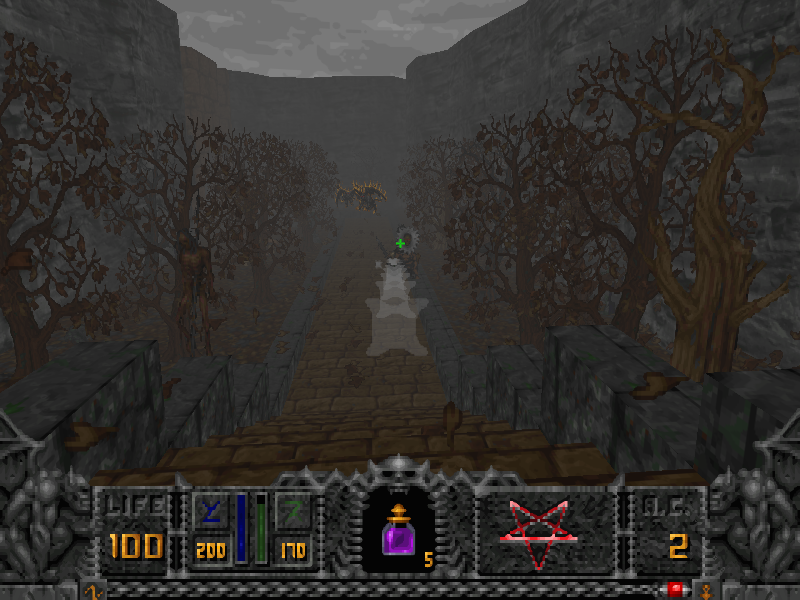 Unholy Death (unholydeath.wad)
MAP42 - Garden Of Temptation

Playing with my custom class Deathknight (separate WAD).

Attacking some monsters wi