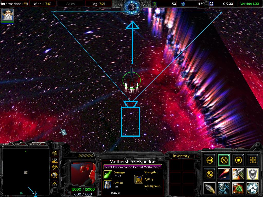 Unit Rotation Cam can be activated, to portray unit facing for your camera, can be combined with 3rd person camera.