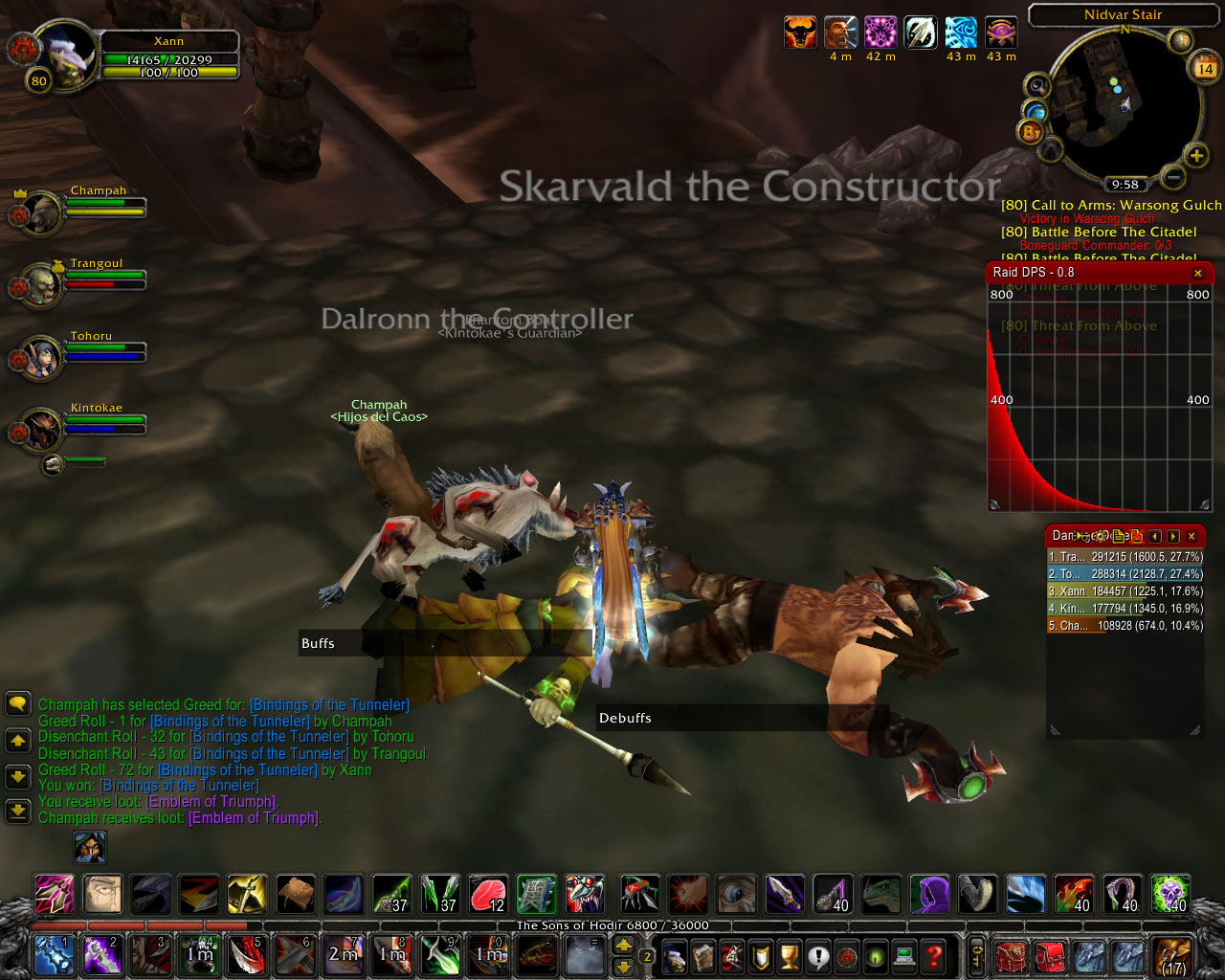 Utgarde Keep - Dalronn the Controller & Skarvald the Constructor (dead)