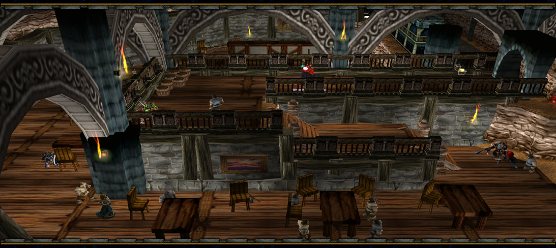 Valdivia's tavern, and its hidden gates to the culvert, places for bandits and smuglers
