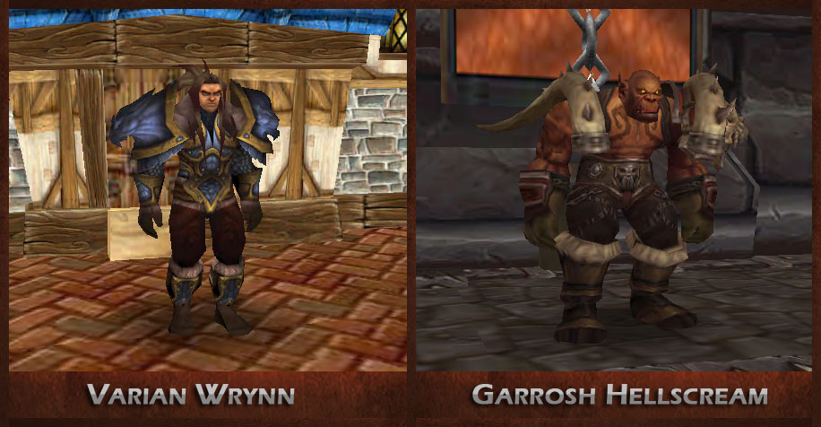 Varian Wrynn and Garrosh Hellscream (WoW Lowpoly Remake)

- Varian (144 kb mesh size)
- Garrosh (166kb mesh size)