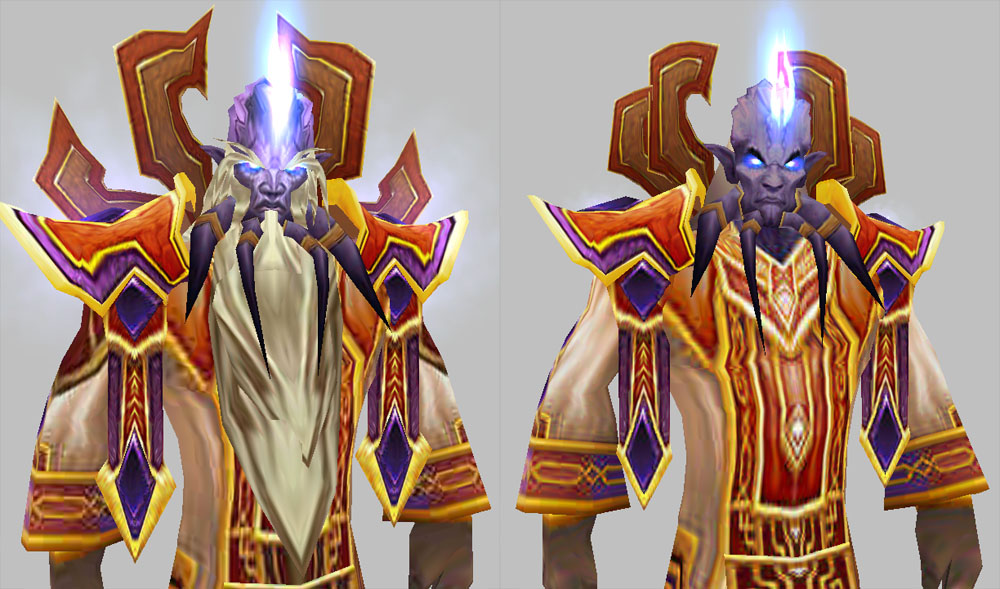 Velen revised

- New face texture
- Model mesh slight edit
- Added particle emitter on shoulder
- His beard come back!