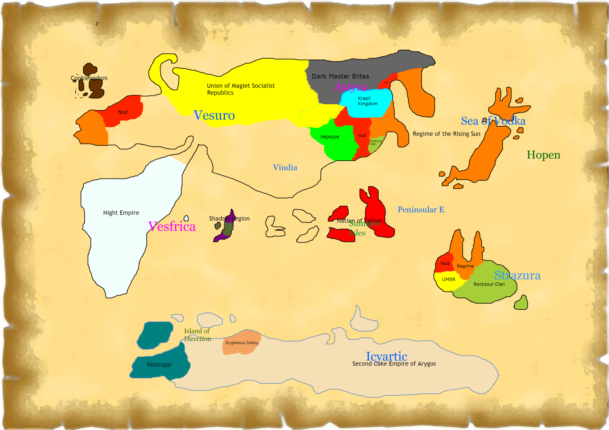 Vestroya Map -- Detailed Map 3