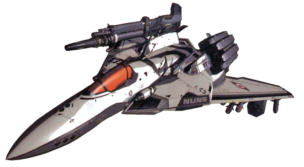 VF-171EX Nightmare Plus in its upgraded fighter form.