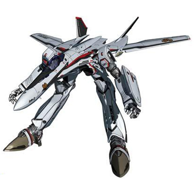 VF-25F Messiah in its GERWALK mode, from Macross Frontier.