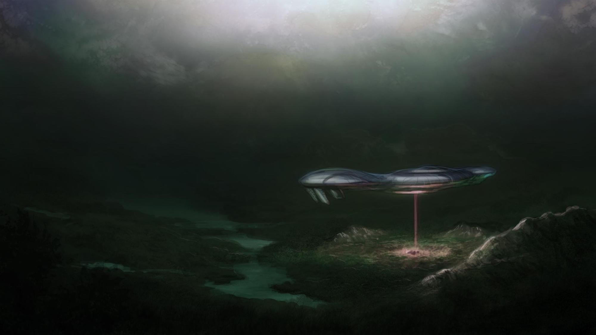 video games mountains landscapes carrier futuristic halo spaceships digital art science fiction artw Wallpaper 2560x1440 www.wallpaperswa.com