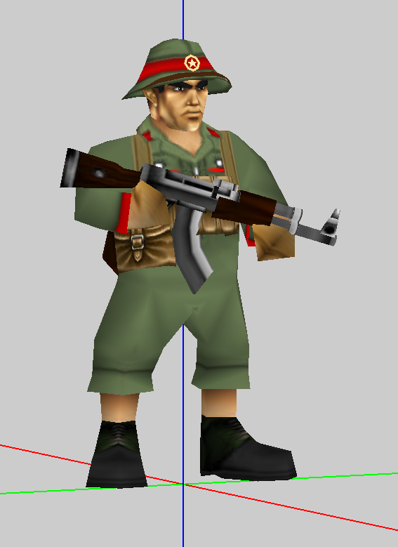 Vietnamese rifleman