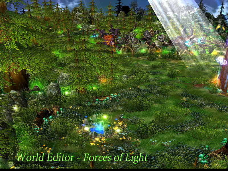 View from Worldeditor - Forces of Light
