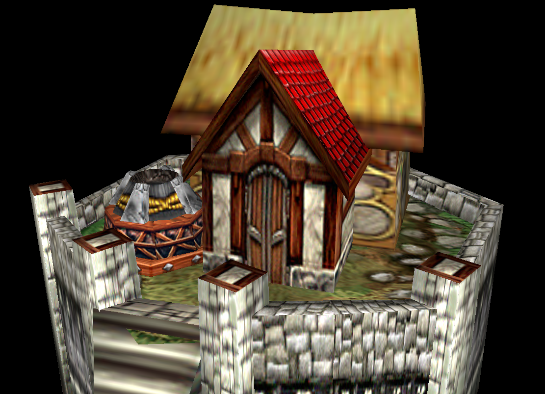 Village, model in progress
