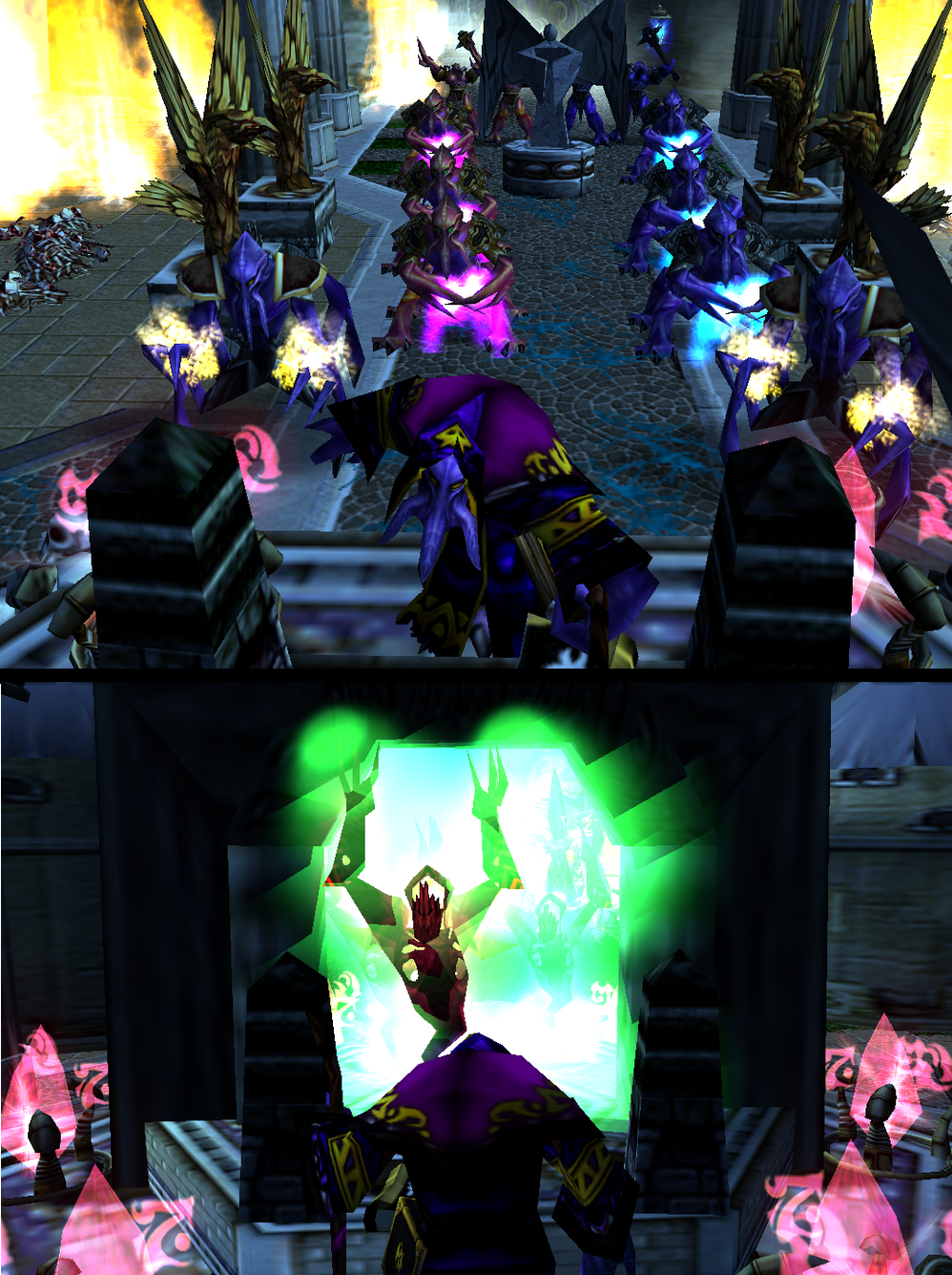 "Void Summoning"

In the center of Orebor a ritual is taking place. Facelessone's led by Herald were chanting strange ritual. The slaughtered people