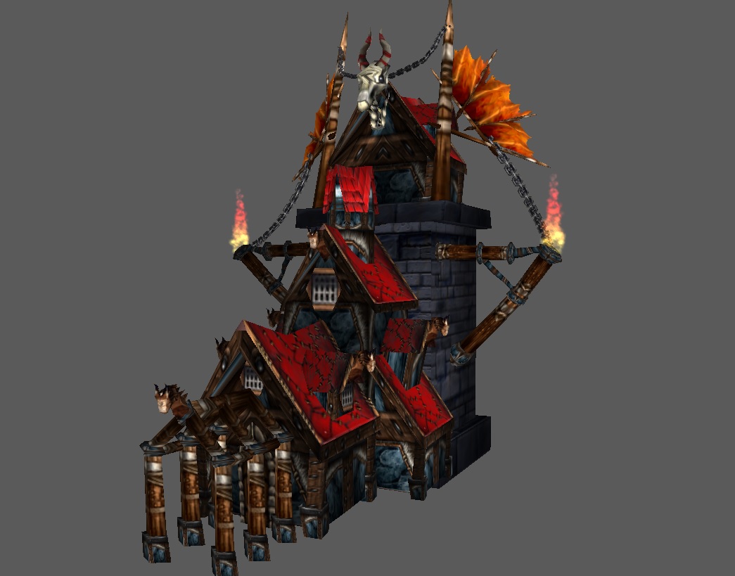 Vrykul Hall of Dragon Masters - this is full Tier 3 main building for my Vrykul race. As you can see, Ive been bored.