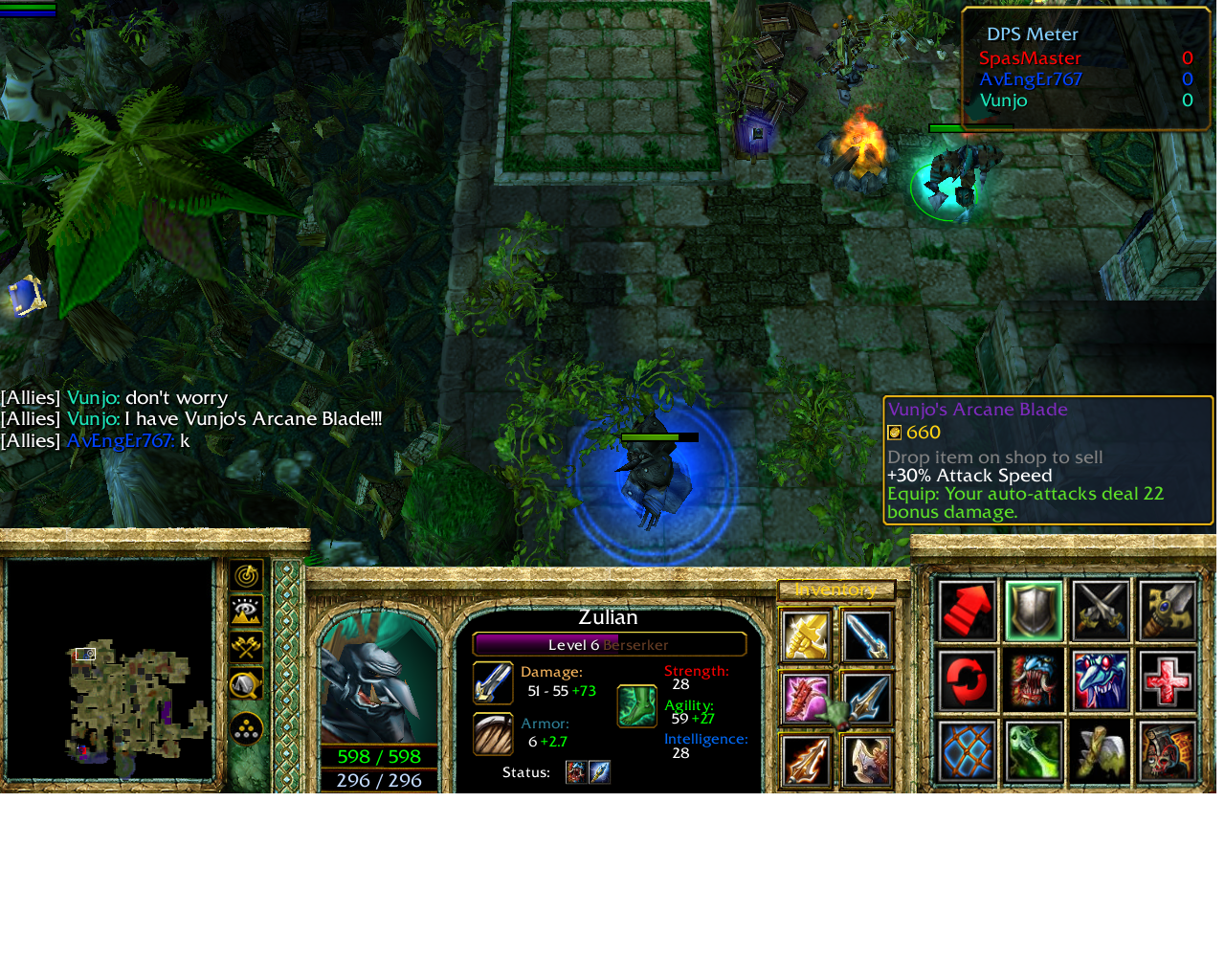 Vunjo's Arcane Blade