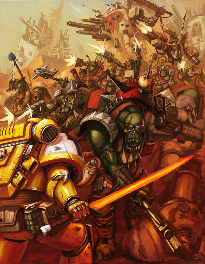 WAAAAGH   by blackswordsman28