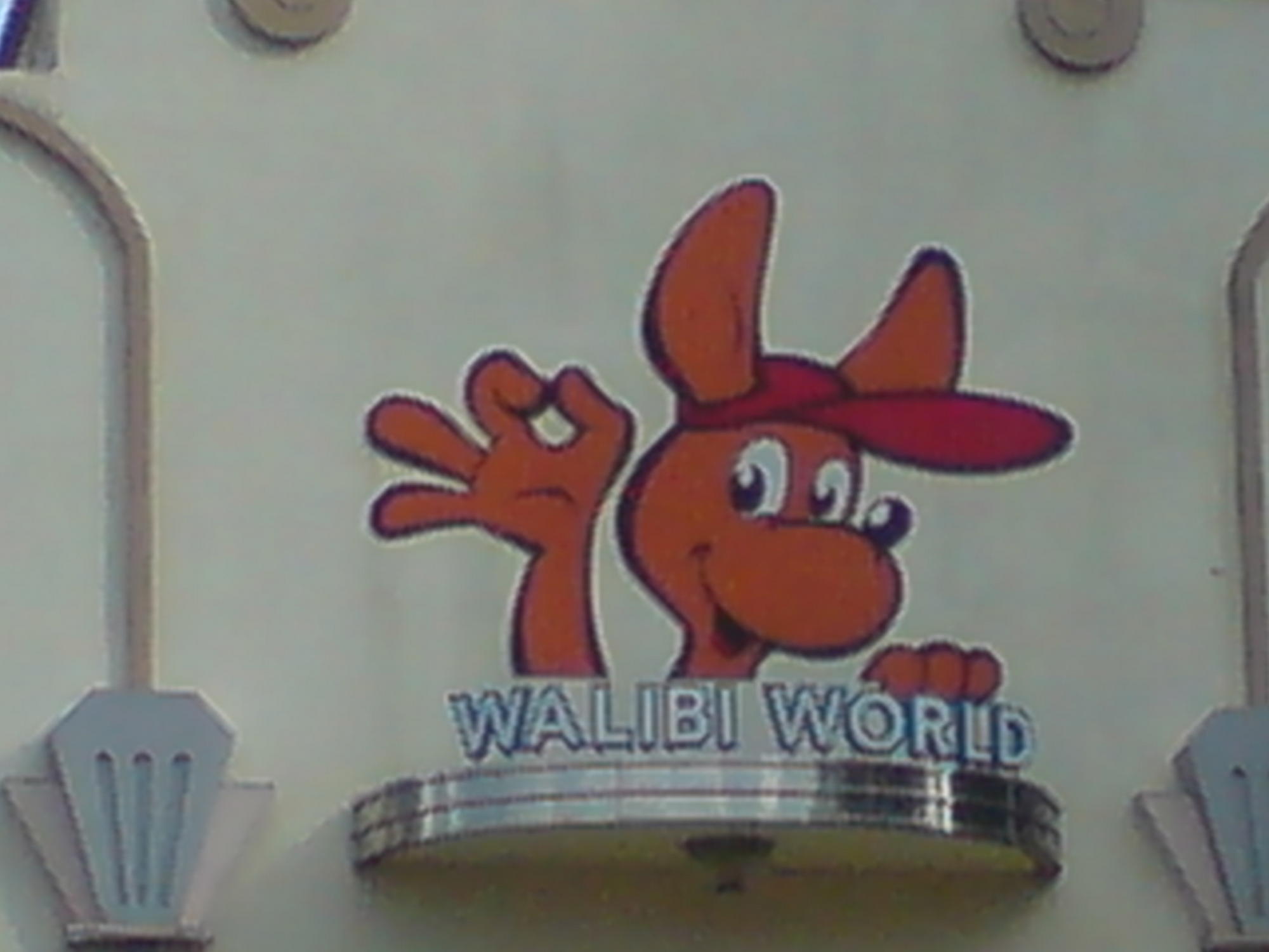 Walibi World sign.