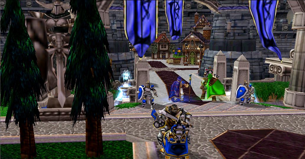 "Walking the Streets"

Lady Proudmoore and her Elven companion were wondering around Theramore discussing a serious matter.

Jaina: I trust that y