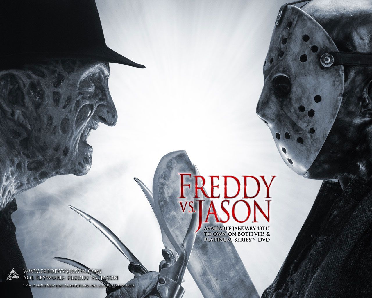 Wallpaper Freddy vs. Jason