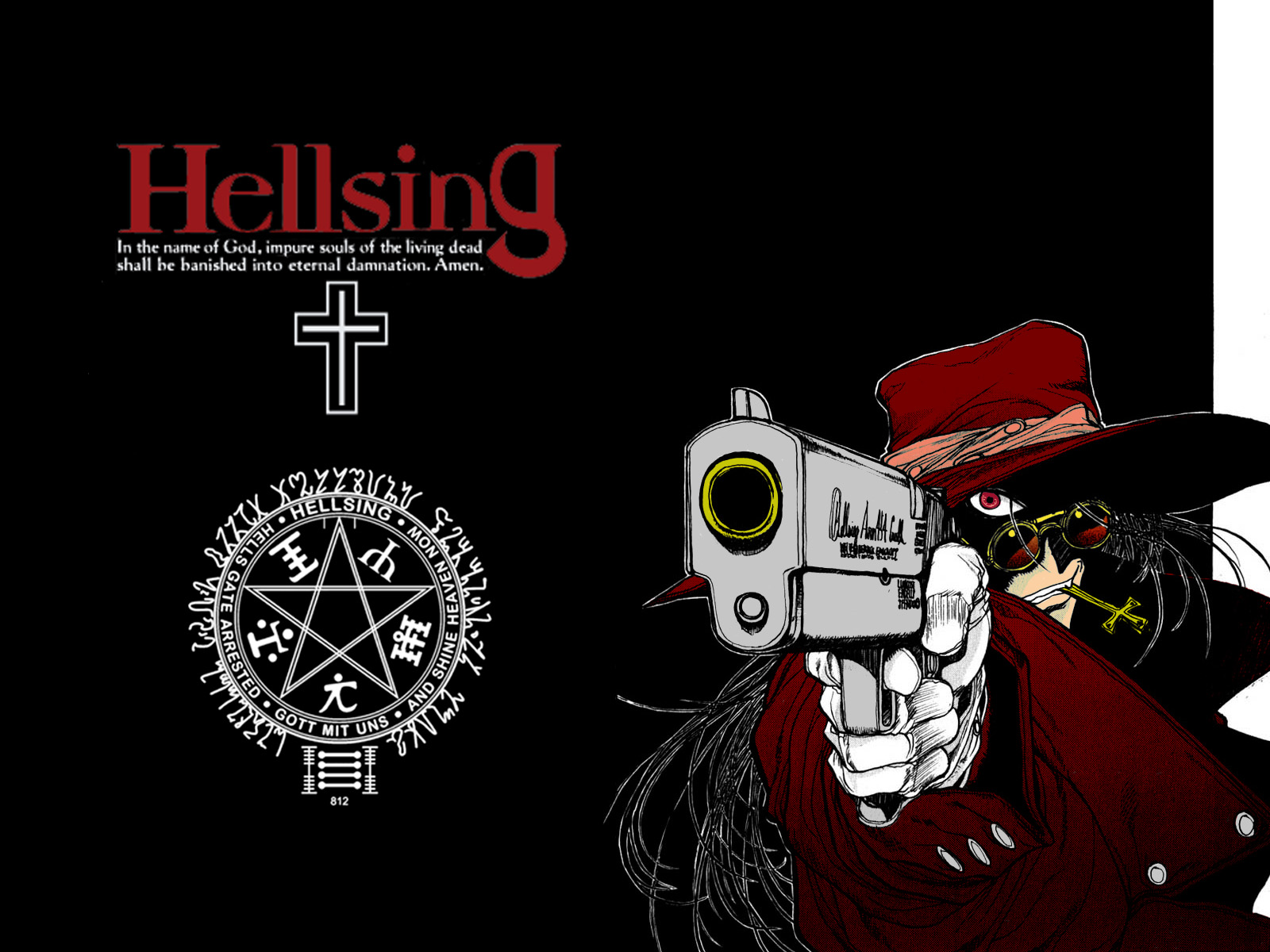 Wallpaper from Hellsing, one of the best mangas ever