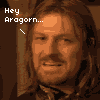 "Wanna blow the Horn of Gondor?" :D
I lol'd.