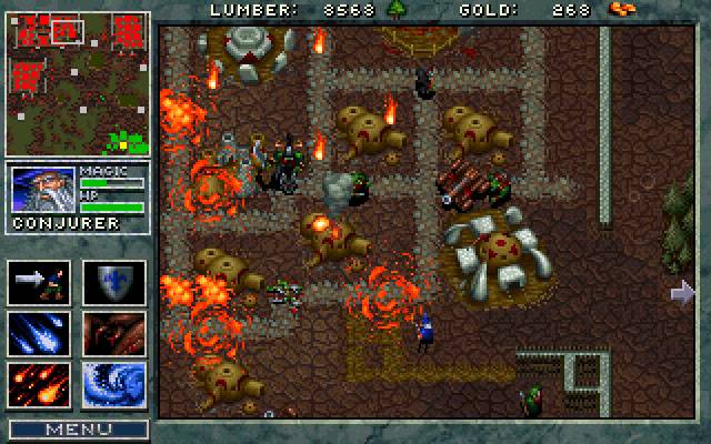 Warcraft 1 gameplay of final human mission