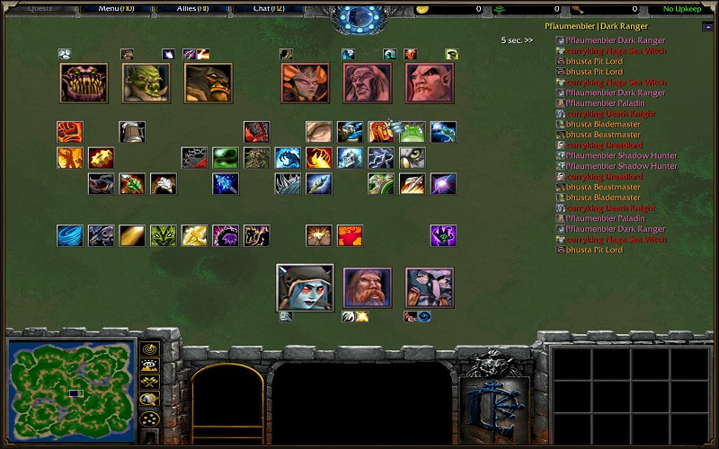 Warcraft 3: Random Ability Draft WIP 01 05.12.2014