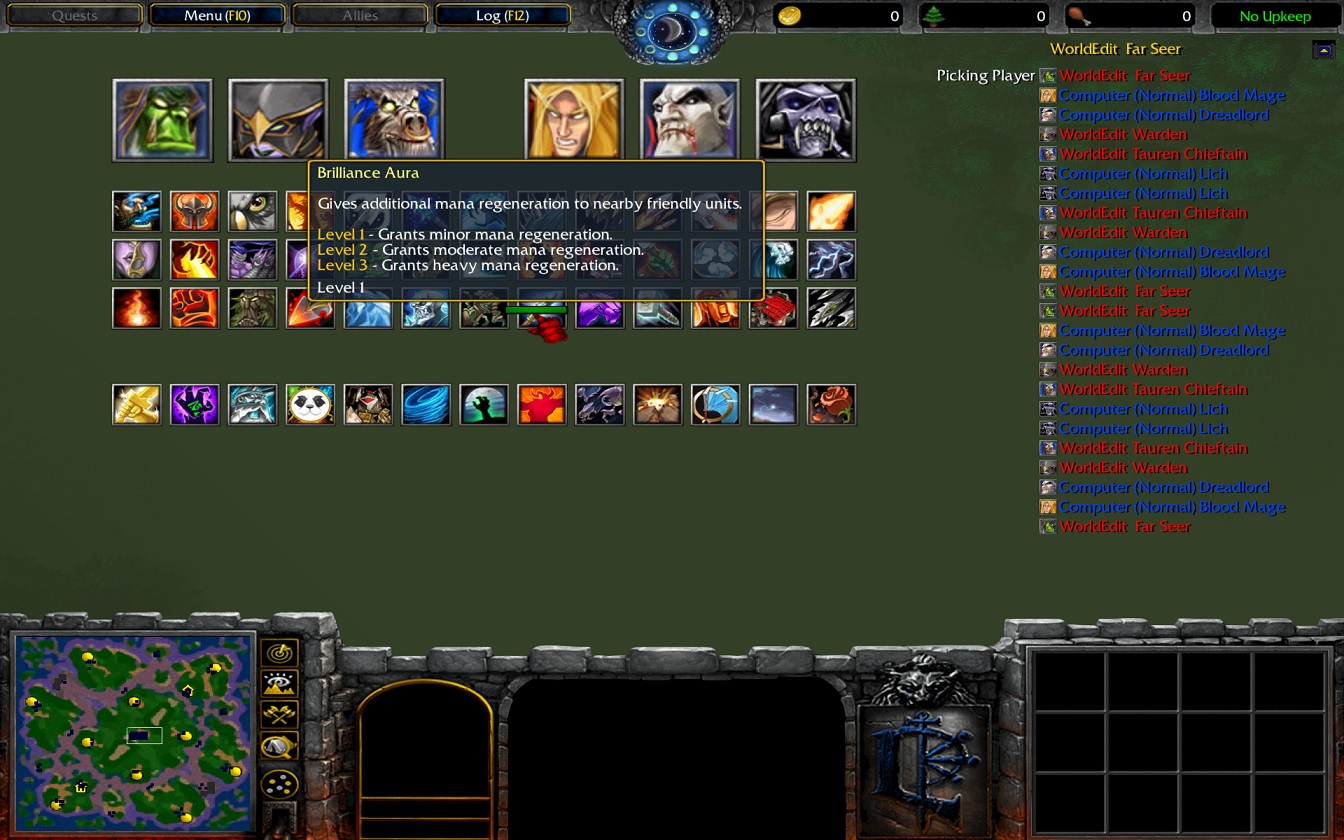 Warcraft 3: Random Ability Draft WIP 3