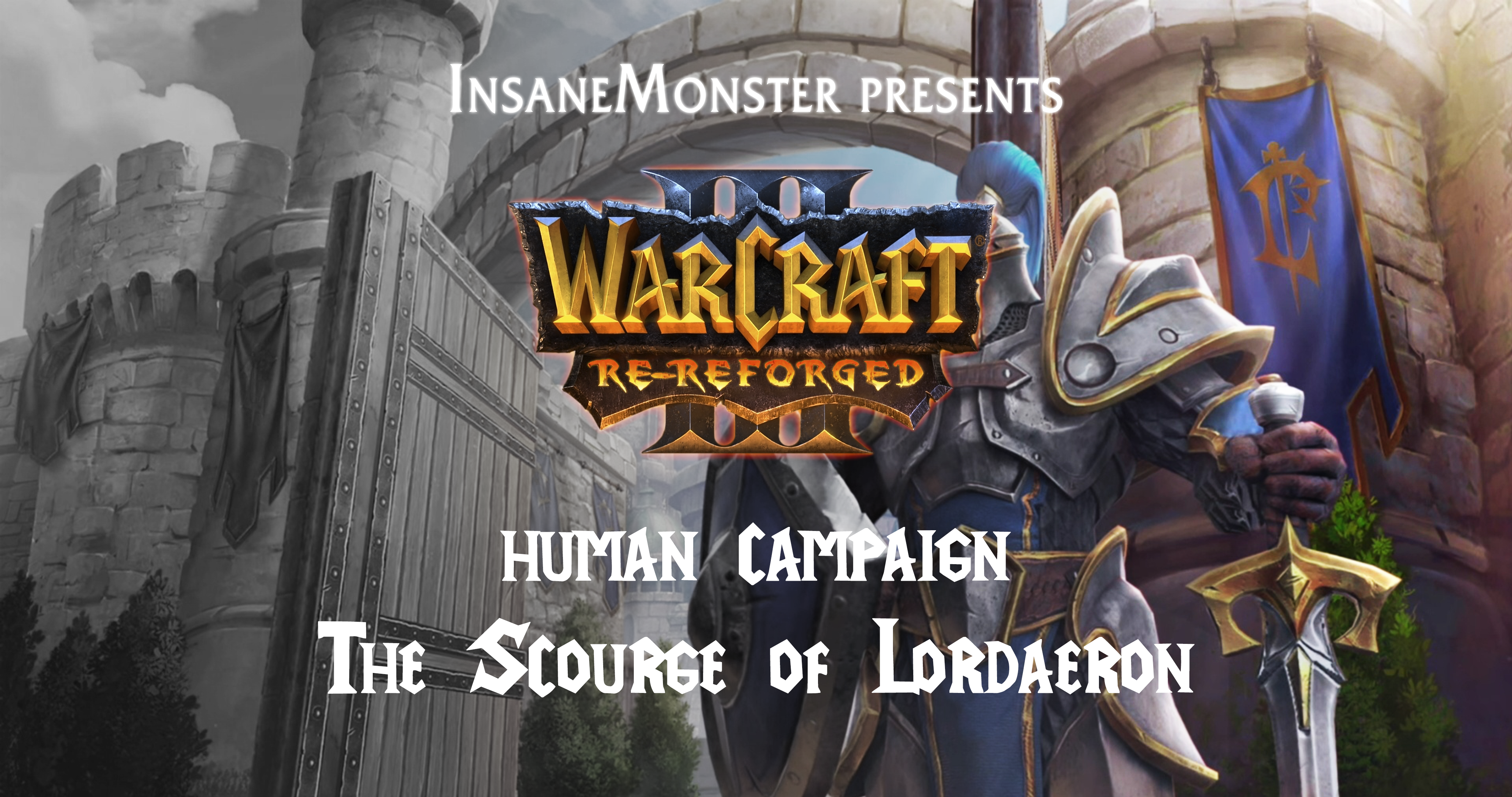 Warcraft 3 Re-Reforged Human Campaign Logo Plain