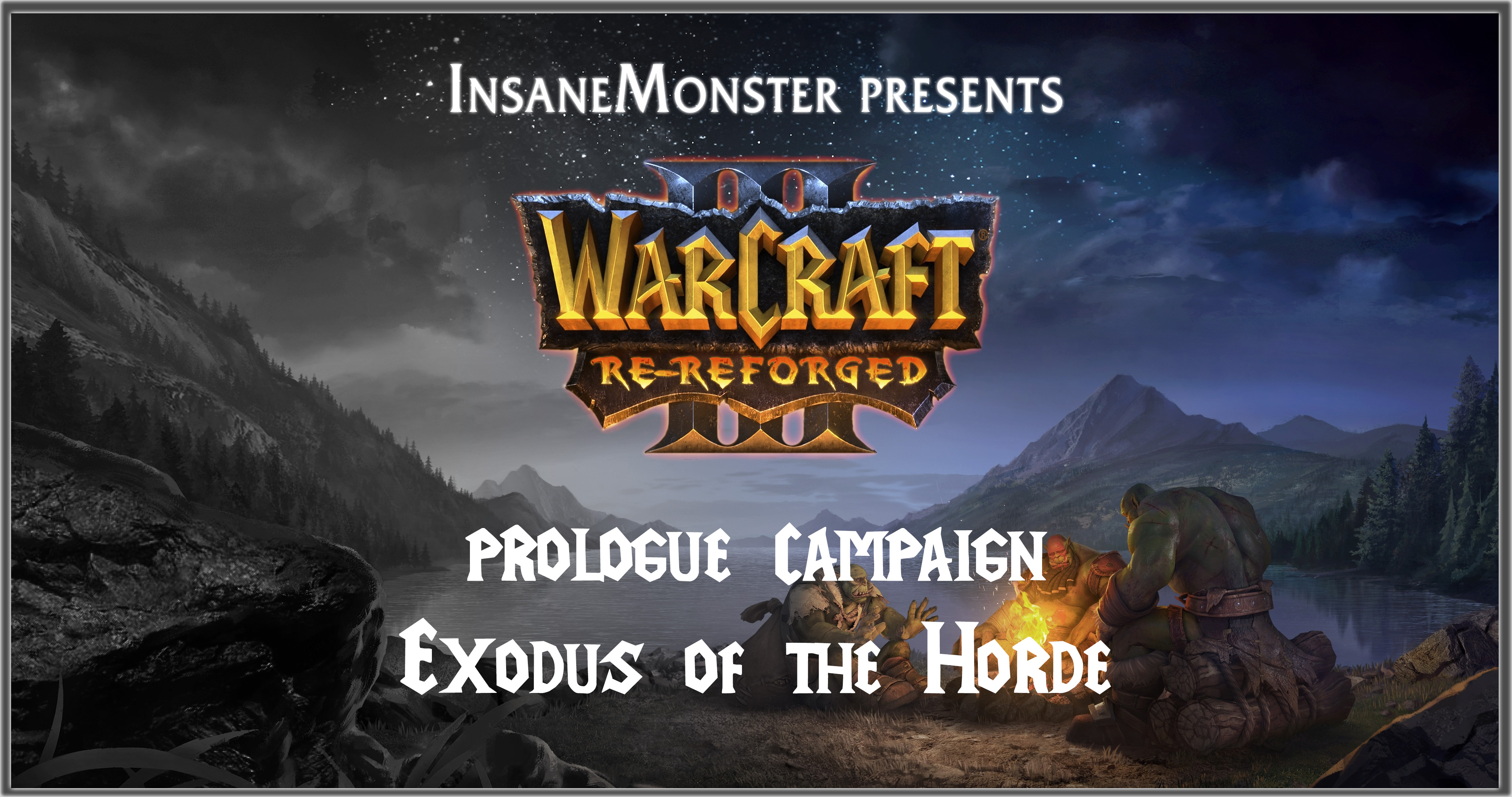 Warcraft 3 Re-Reforged Prologue Campaign Logo Bordered