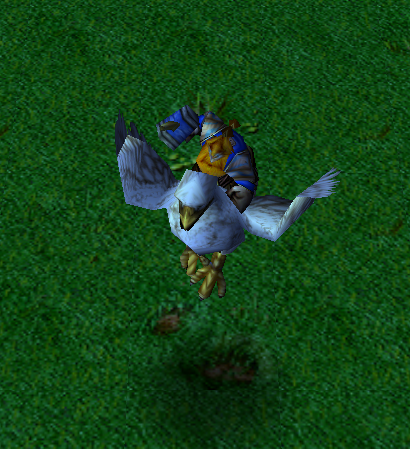 WarCraft II - Dwarven Gryphon Rider

From the ominous and foreboding peaks of Northeron come the Dwarven Gryphon Riders. Mounted upon their legendar