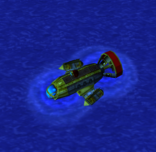 WarCraft II - Gnomish Submarine

Description:

A gnomish submarine is an Alliance unit in Warcraft II. It is a ship that is able to [Stealth], att