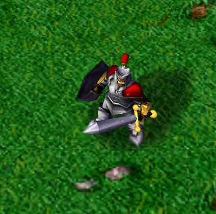 WarCraft II - Human Footman

Description:

Footmen are the initial line of defense against the Horde. Arrayed in hardened steel armor, they courag
