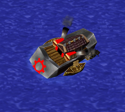 WarCraft II   Human Transport Ship

Description:

Transports are a vital part of the Alliance war effort, for it is these sturdy vessels which all