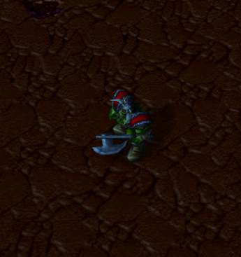 WarCraft II - Orc Grunt

Description:

Grunts were the first level of warrior in the service of Orcish Horde during the First War. Trained for clo