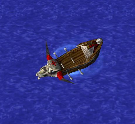 WarCraft II - Orc Oil Tanker

Description:

The Orc Oil Tanker is crudely constructed, as its purpose is for bearing cargo - not weapons or troops