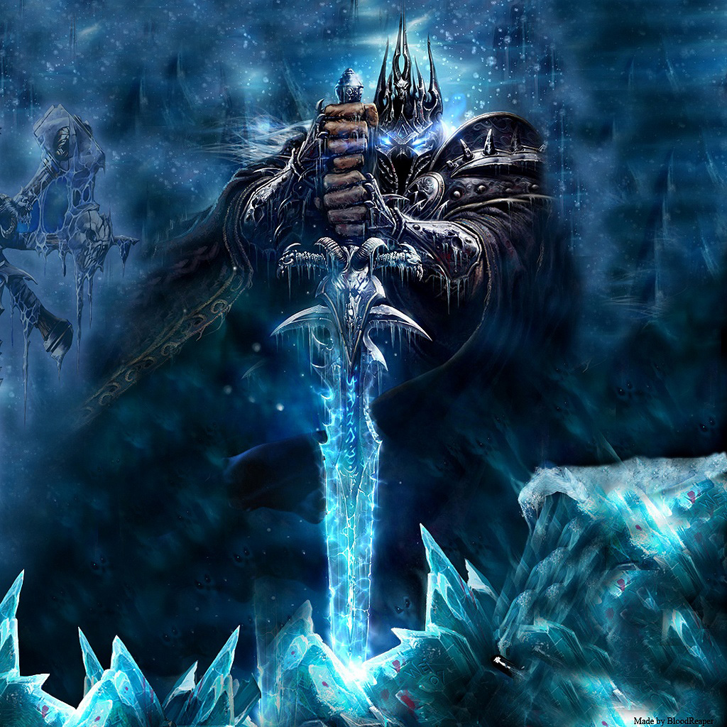 warcraft lich king ipad background