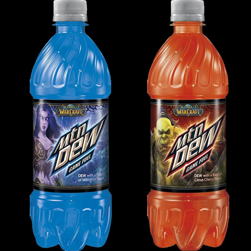 Warcraft Mountain Dew: Game fuel!
