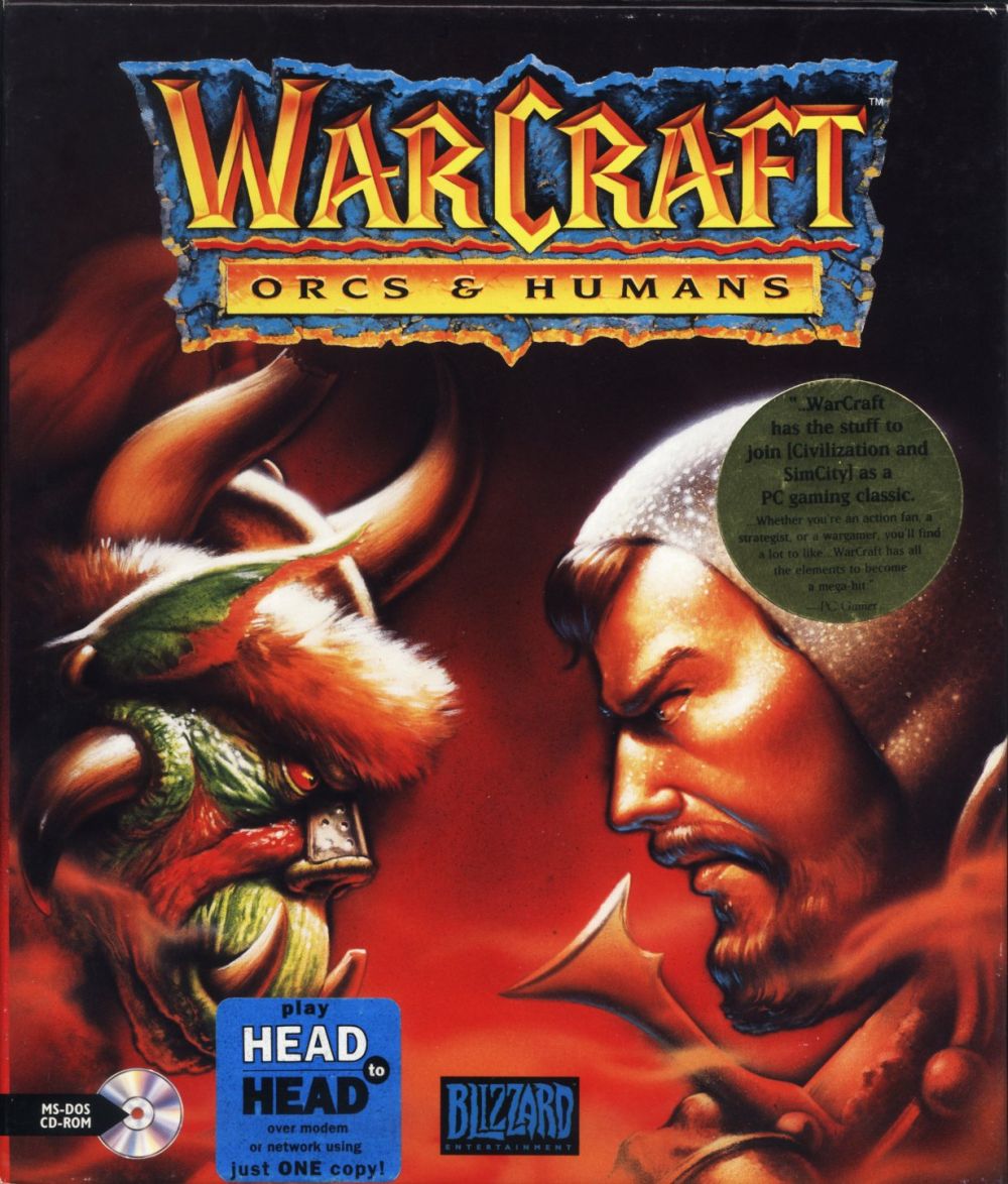 Warcraft: Orcs & Humans original box cover