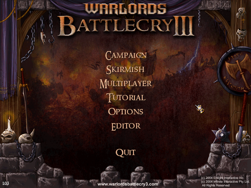 Warlords: Battlecry III - The Game not much interests. I prefered than Warcraft 3.