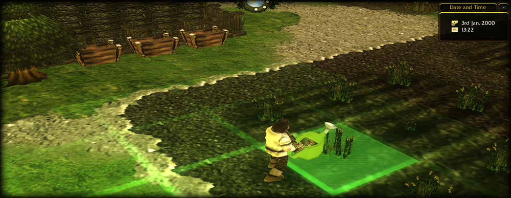 Watering plants