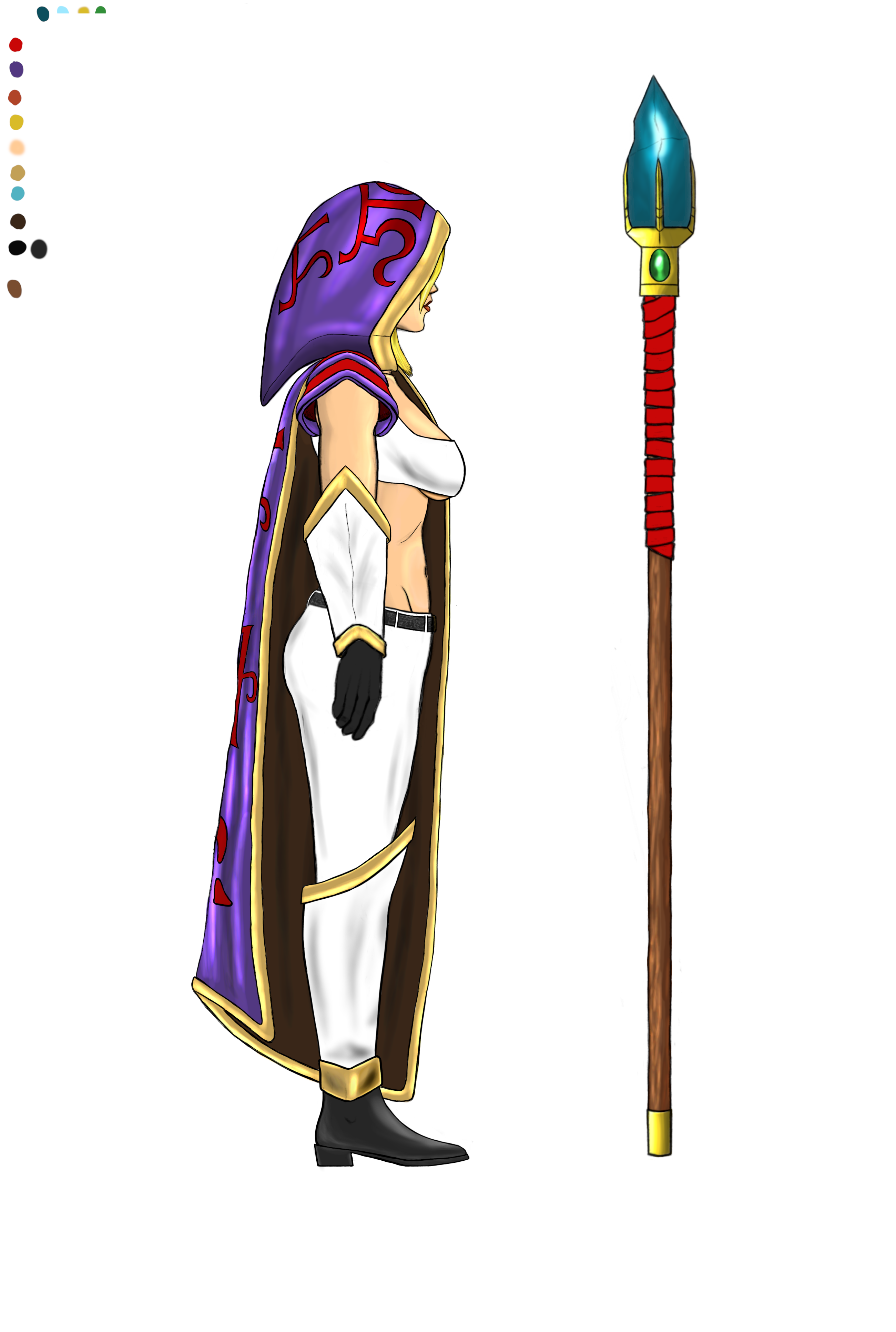 WC3 Jaina Remake Concept Coloured v4 Sideview