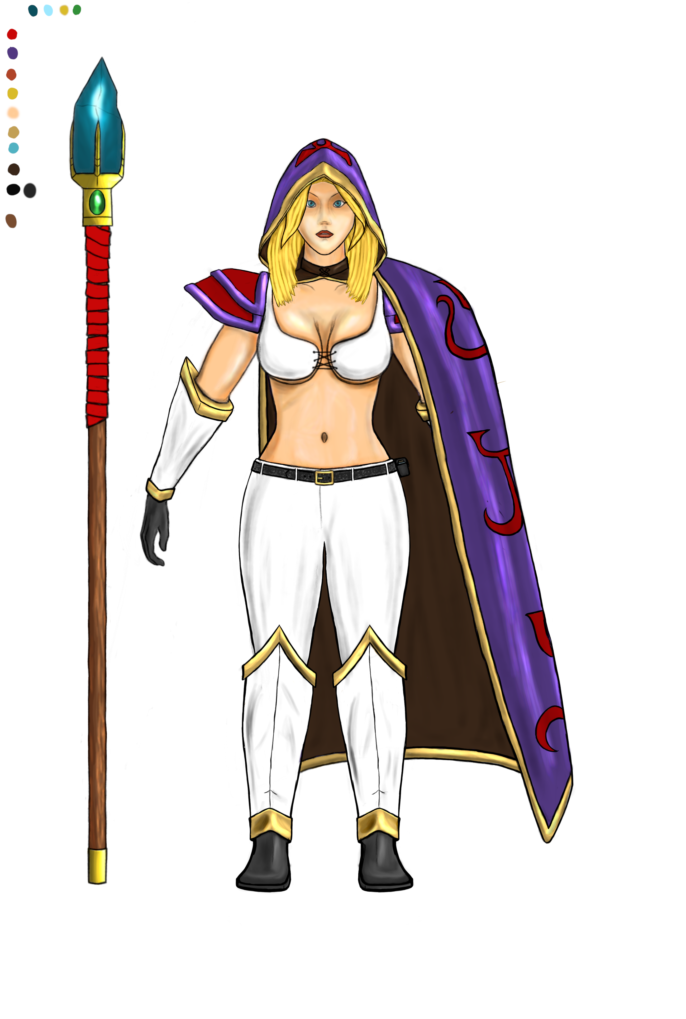 WC3 Jaina Remake Concept Coloured v4