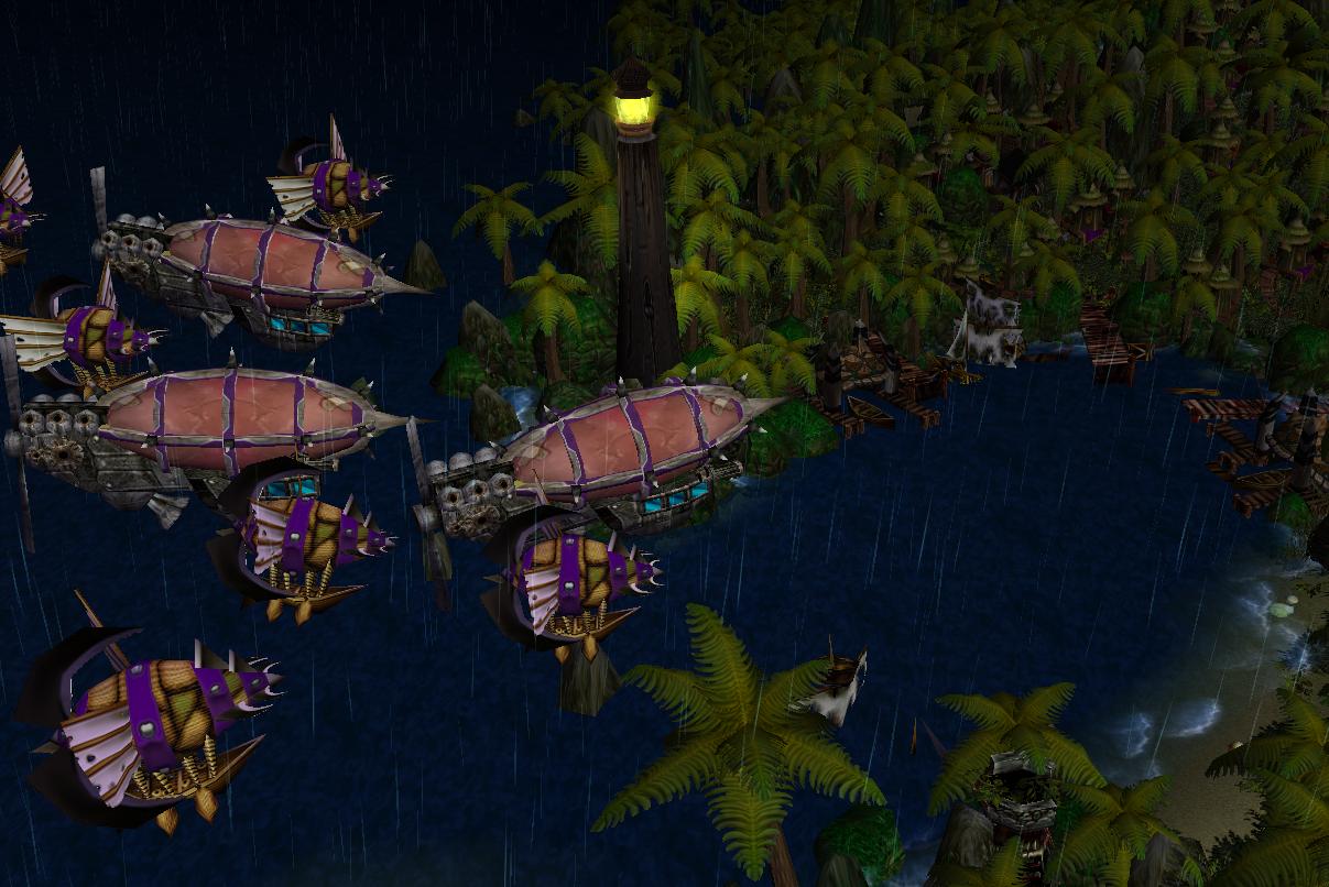 We are here! Finally we have reached Kezan's territory. We arrive at dusk... tit's quiet. Almost too quiet...
The Fairfield's fleet is nowhere to be