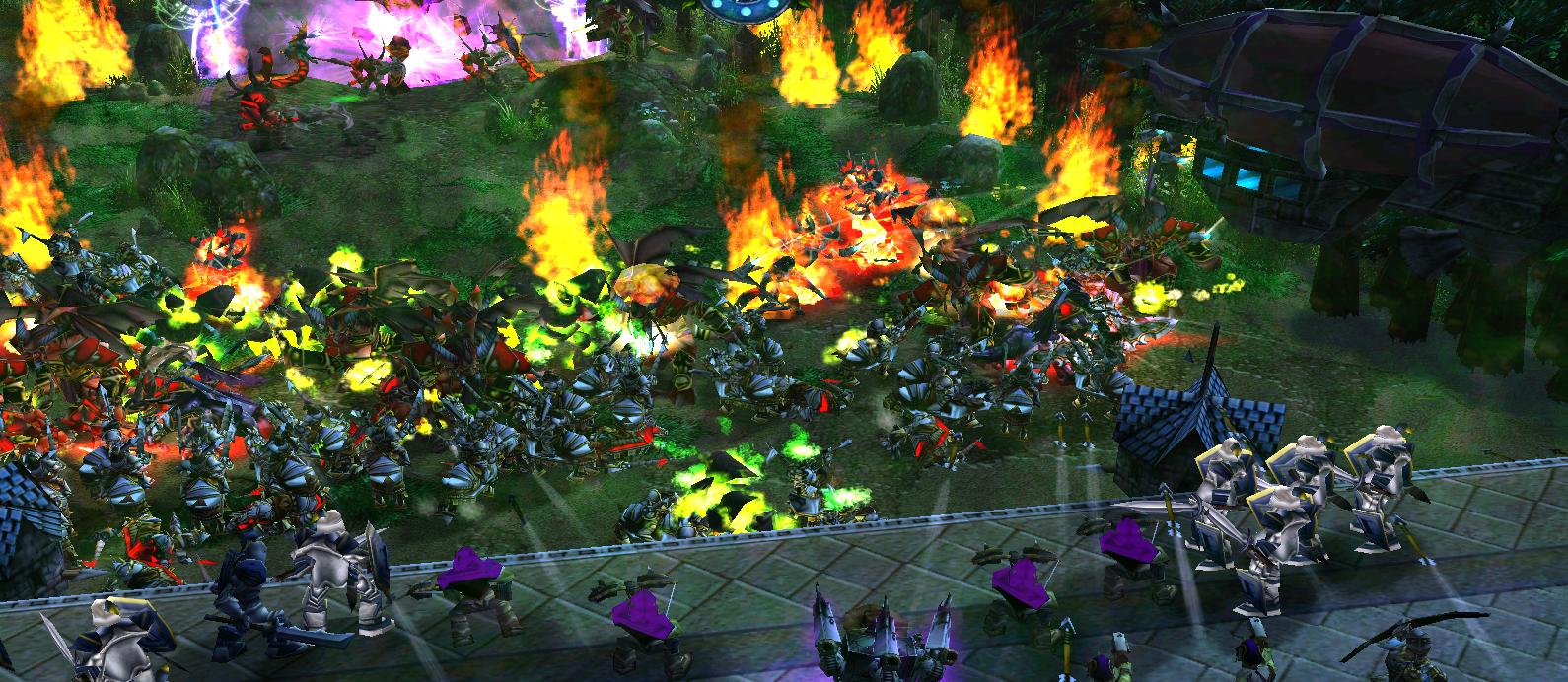 We were right! 

The demon forces engaged the city army! For now we will manage to hold them from entering but should they enter... no one knows wha