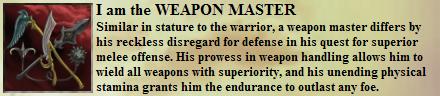 Weapon Master