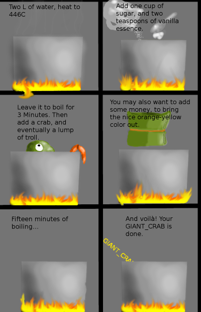 Well, I was bored, so I made this thing. How to make A GIANT_CRAB.