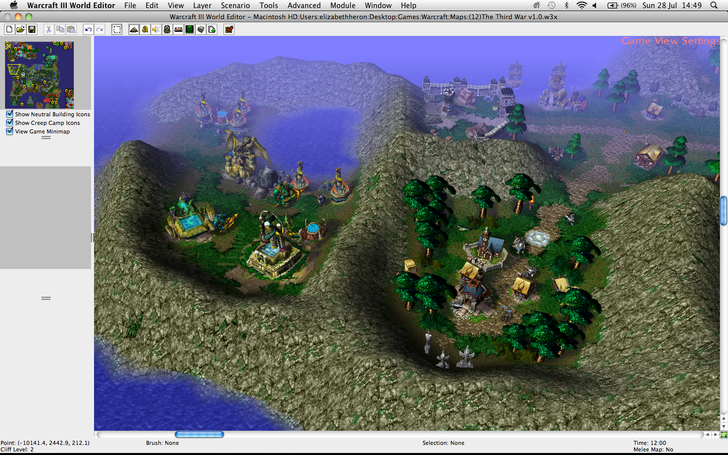 Western Tirisfal Glades - Like most regions based on Azzy Wars, after the discovery of my interactive WoW map, have been drastically changed to better