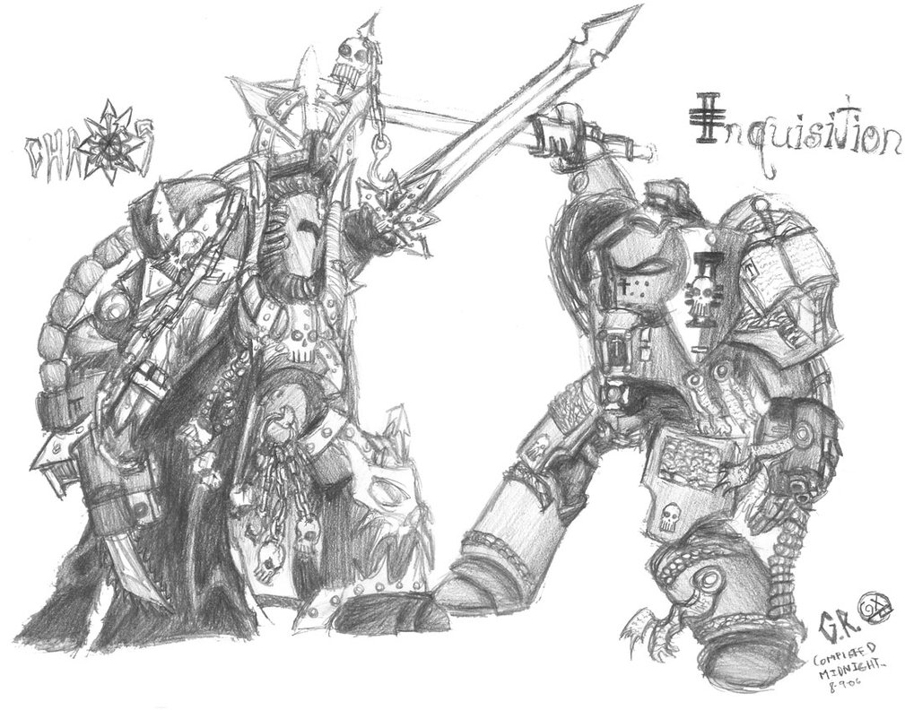 WH 40K   Clash of Titans by LordSlappy