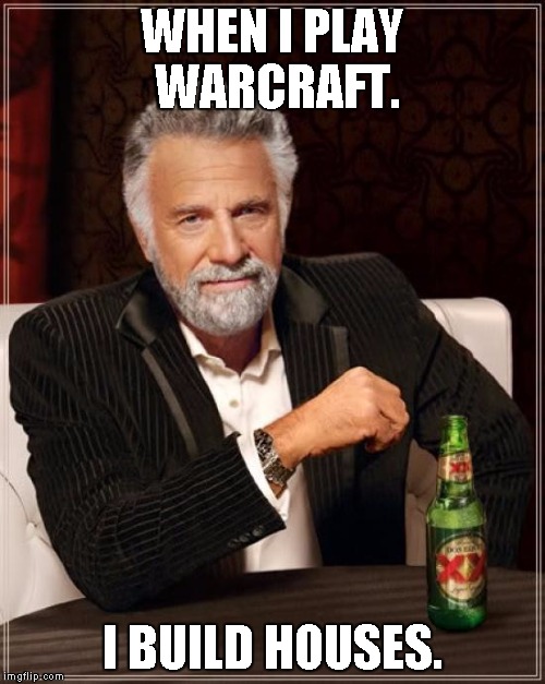 When i play warcraft