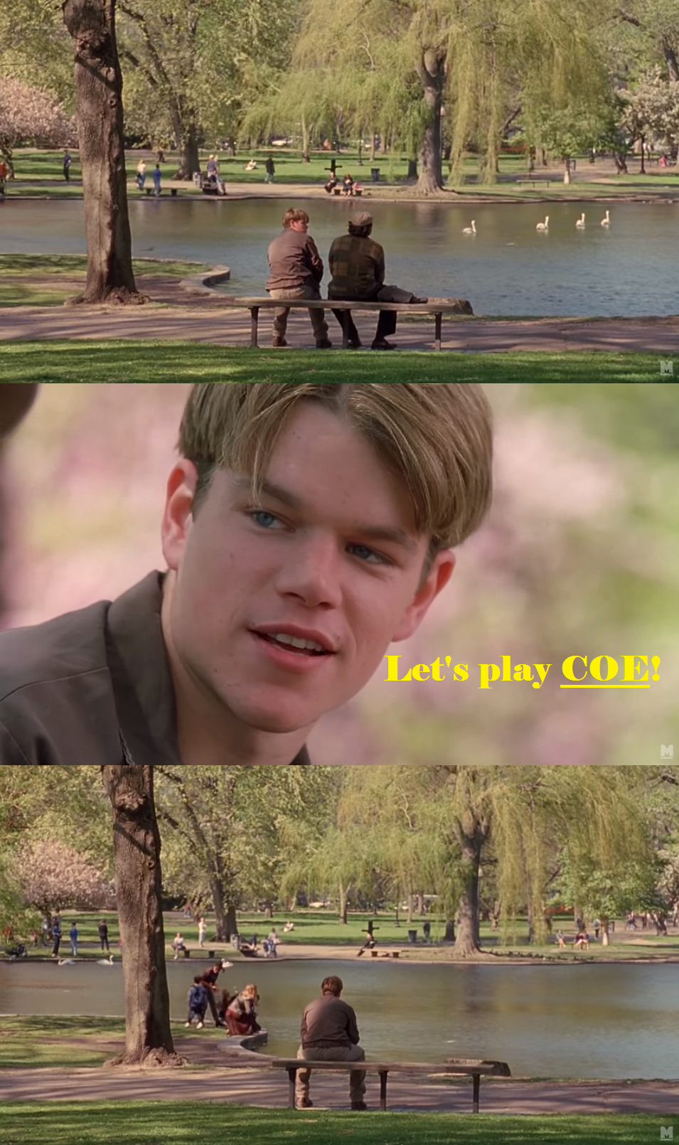 When you try to play COE