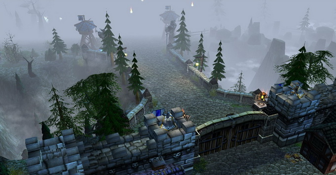 White Mages on the bastions, keeping the Citadell safe from the undead.